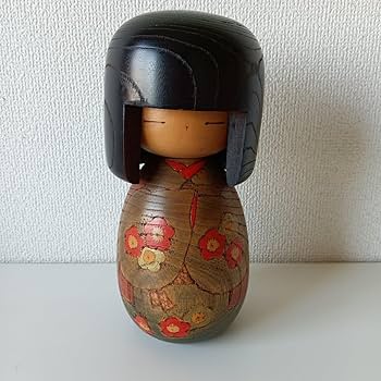 創作こけし 宮嶋無筆作 翠 置物 内閣総理大臣賞受賞 木彫 伝統工芸 創作こけし 宮嶋無筆作 翠 置物 内閣総理大臣賞受賞 木彫 伝統